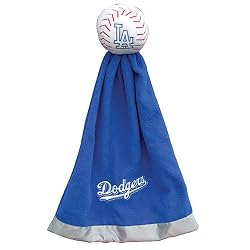 Los Angeles Dodgers Plush MLB Baseball with Attached Security Blanket. by Coed Sportswear
