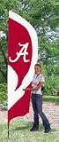 Alabama Crimson Tide NCAA Tall Team Flag with Pole