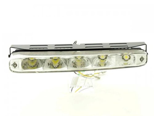 Just Top FKXLDL010027 LED Tagfahrlicht universal mit Schaltrelais, chrom, mit 5 LED je Sei Preisvergleich