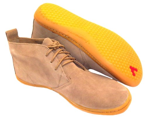 Size 7 Men's Gobi Vivobarefoot Light Brown Suede Lace Up Ankle Desert Boots