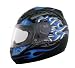 Motorradhelm H-510-BL + Sturmhaube