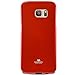 GOOSPERY Pearl Jelly for Samsung Galaxy S7 Edge Case (2016) Slim Thin Rubber Case (Red)