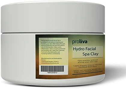 FACIAL MASK Promotes Enhanced Healing And Softer, Younger Looking Skin; 4 Oz powder. CLAY MASK with Bentonite & Aloe Vera - Benefits All Skin Types - Helps With Oily Skin, Acne and Large or Clogged Pores - Features Organic Herbal Power. ProLiva Aveana Series Facial Spa Clay Powder (Good for 50+ applications). Perfect Skin Care Product Combo for your skin care routine. 100% Organic Bentonite Clay w/ 100% Kosher Certified Aloe Vera Powder in 1.