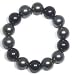 14mm Coated Multi-Grey Mother of Pearl Beaded Stretch Bracelet, 7