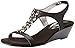 AK Anne Klein Women's Damek Fabric Wedge Sandal