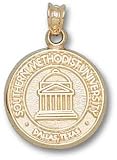 SMU Mustangs Solid 10K Gold Seal Pendant