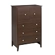 Capri 3 Drawer / 2 Door Chest - Moka