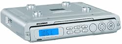 Sylvania SKCR2613 CD Clock Radio (Silver)