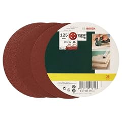 Bosch Zubeh�r 2607019497 25-teiliges Schleifblatt-Set f�r Exzenterschleifer � 125 mm, K�rnung 80 - 240