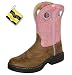 Twisted X Boots Women's EZ Wearing Work Boots, Western Boot Flair, Brown Marbled Dist...