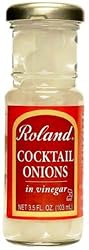 Roland Cocktail Onions, 3.75-Ounce Jar (Pack of 12)