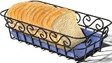 Scroll Bread Basket (Black) (3.3"H x 6.5"W x 13"L)
