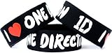 I Love One Direction Band One Inch Wristband Wide 1