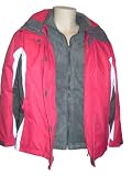 Womens Columbia Plus Size 3in1 Arctic Freeze Ski Parka Coat Coral/grey or Black
