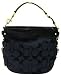 Coach Black Signature Medium Zoe Hobo Handbag 12657