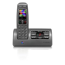 BT Hudson Plus 1500 Single DECT Cordless Telephone with Answer Machine