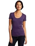 Splendid Women's 1x1 Short Sleeve Scoop Neck Top