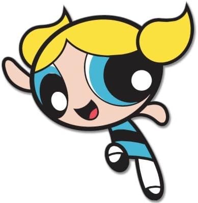 Sticker "Powerpuff Girls Bubbles 002" By August