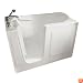 American Standard 2848.104.CLW 28-Inch By 48-Inch Combo Gelcoat Walk-In Bath with Quick Drain, White, Left Hand