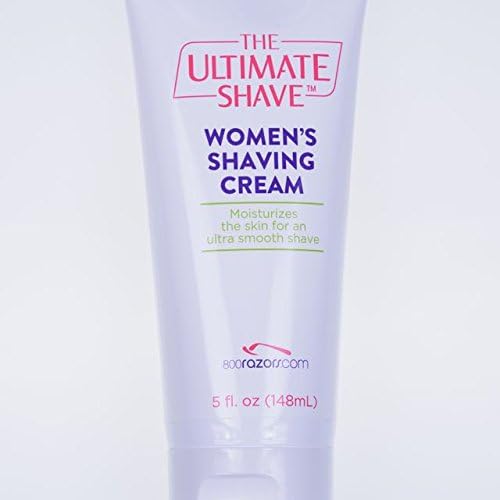 The Favorite Shaving Set of Michael Phelps and Other Athletes - Women's Ultimate Shave 5-blade Razor and Razor Blade Refill Cartridges, Shave Cream and After Shave Moisturizer for Sensitive Skin in a Complete Shaving Set