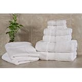 775 Gram 6 Piece Towel Set in White - The Best Ultra Luxury Resort Hotel and Spa... by Cotton Craft