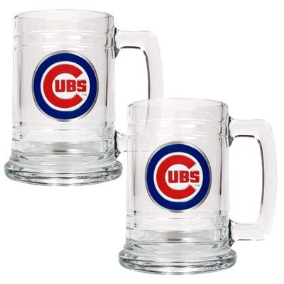 MLB Chicago White Sox 15oz. Glass Tankard (Set of 2)