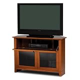 BDI Novia Corner 8421, Single Wide Enclosed Corner Cabinet - Natural Stained Cherry