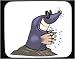 Decorated Mouse Pad with happy, mole, clap, animal, clapping, applause