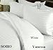 SOHO Egyptian cotton 800 Thread Count Sateen Stripe 4 Pc Comforter Set - White Queen.