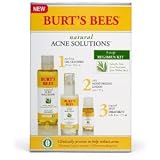 41Xj zYvJkL. SL160  Burts Bees Natural Acne Solutions (Full Size): 3 Step Regimen Kit