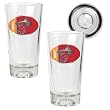 Miami Heat NBA 2pc Pint Ale Glass Set with Basketball Bottom - Oval Logo