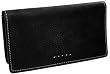 Fossil Wallet - Pop Stitch Checkbook Cover (Color: Black)
