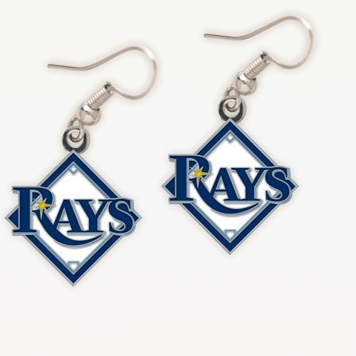 Tampa Bay Rays Earrings w/Jewelry Card