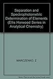 Separation and spectrophotometric determination of elements