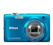 Nikon COOLPIX S3100 14 MP Digital Camera with 5x NIKKOR Wide-Angle Optical Zoom Lens and 2.7-Inch LCD (Blue)