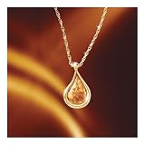 Wellness Promoting Amber Stone Pendant Necklace: Nature's Golden Treasure