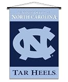 NCAA North Carolina Tar Heels Indoor Banner Scroll