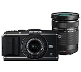 OLYMPUS Pen E-P3 + Objektive EZ-M1442 II R und EZ-M4015 R - Schwarz + 2 JAHRE GARANTIE