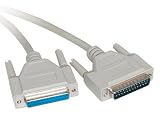 DB-25FEMALE TO DB-25MALE 6 FOOT NULL MODEM CABLE