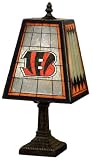 Cincinnati Bengals 14 Inch Art Glass Lamp