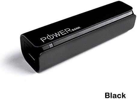 Skymax Mini 3000mAh Lipstick-Sized Aluminum Alloy Portable Charger External Battery Power Bank for Iphone 6, iPhone 5s, Blackberry, Samsung,Tablet (Black)