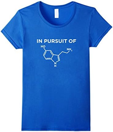Women's In Pursuit Of HO NH2 NH Serotonin T-Shirt Small Royal Blue