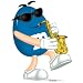 M&M Cardboard Stand-Up in Blue