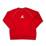 Antigua University of Wisconsin Inspired Fleece Long Sleeve Crewneck Pullover