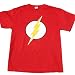  : Classic FLASH SILVER FOIL LOGO T Shirt DC Comics