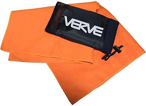 Sport and Travel Towel made from Super Absorbent Suede Microfiber Material. Quick Drying and Antimicrobial, Compacts Perfectly for the Gym, Backpacking, Sports, and Travel.