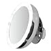 Led Illuminated Suction Mounted 5" Mirror - 5x Magnified -ba