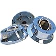 Grant Products Steering Wheel Installation Kit - Chrome, Fits Kenworth, Peterbilt and Western Star