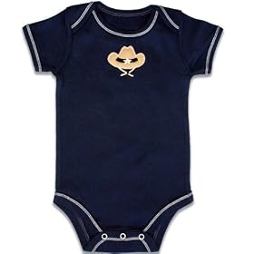 Best of Chums Little Ones Bodysuit in Felt Box - Boy Cowboy Hat