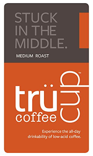trücup low-acid coffee - Stuck in the Middle, Medium Roast - Drip Grind, 12 oz. Bag